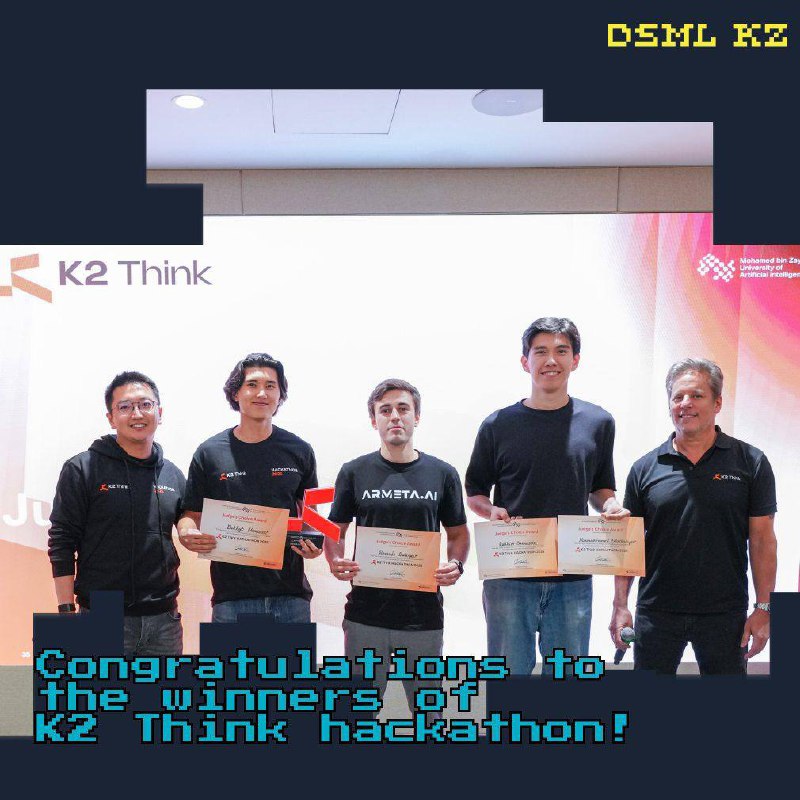 Казахстанская команда Axiom выиграла K2 Think Hackathon