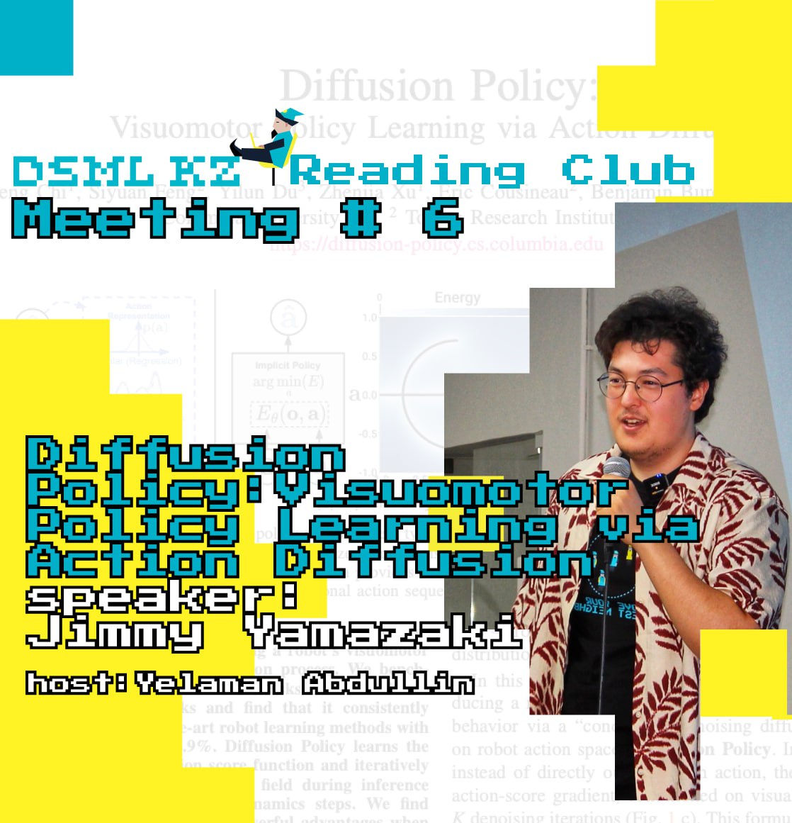 DSML Reading Club #6: Diffusion Policy для управления роботами